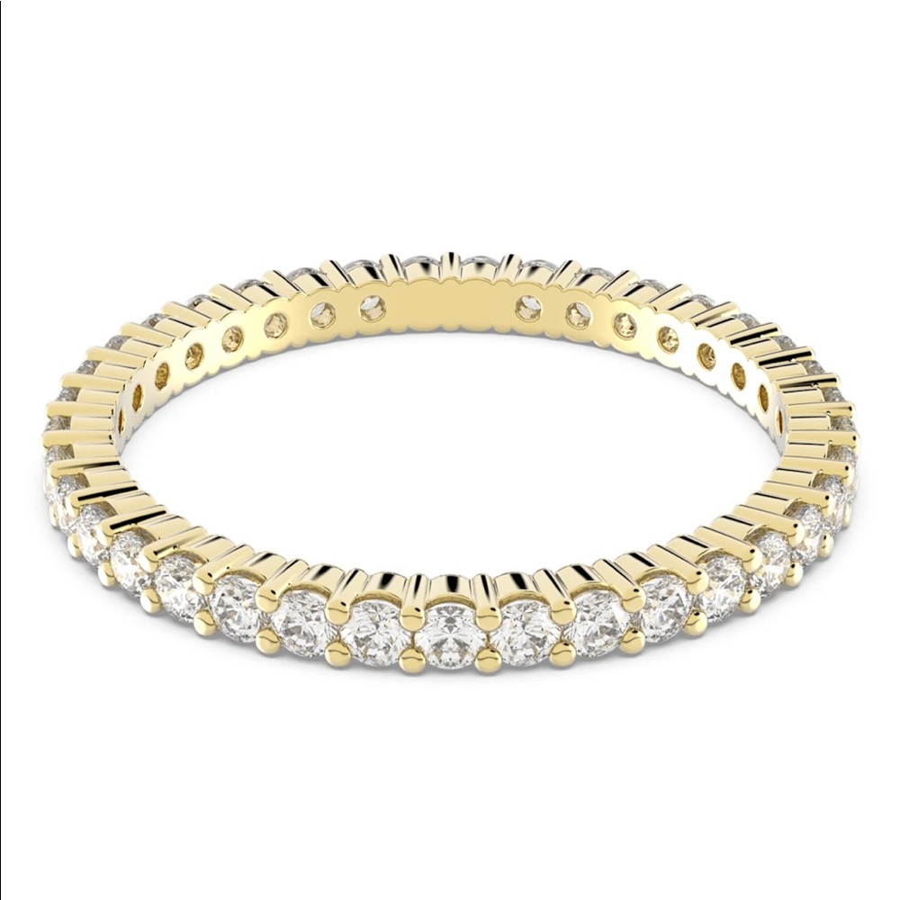 Swarovski white, gold Vittore ring